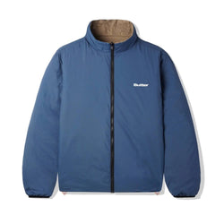 Butter Goods Paisley Reversible Puffer Jacket Khaki - 50-50 Skate Shop