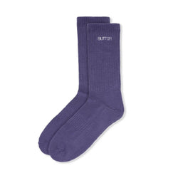 Butter Goods Equipt Socks Dusk Purple OSFA - 50-50 Skate Shop