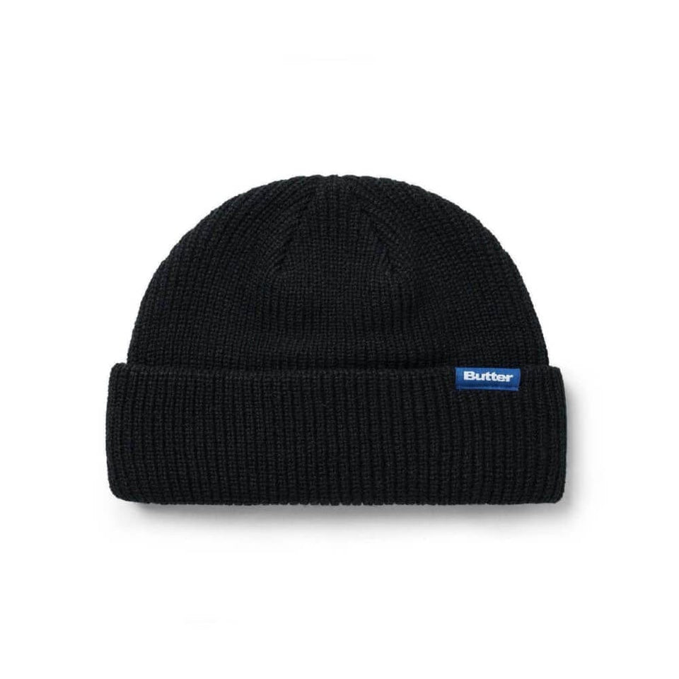 Butter Goods Wharfie Beanie Black OSFA - 50-50 Skate Shop