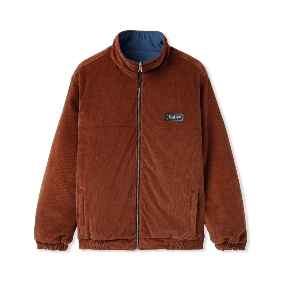Butter Goods Reversible Jacket Lodge Cord Rust Lake - 50-50 Skate Shop