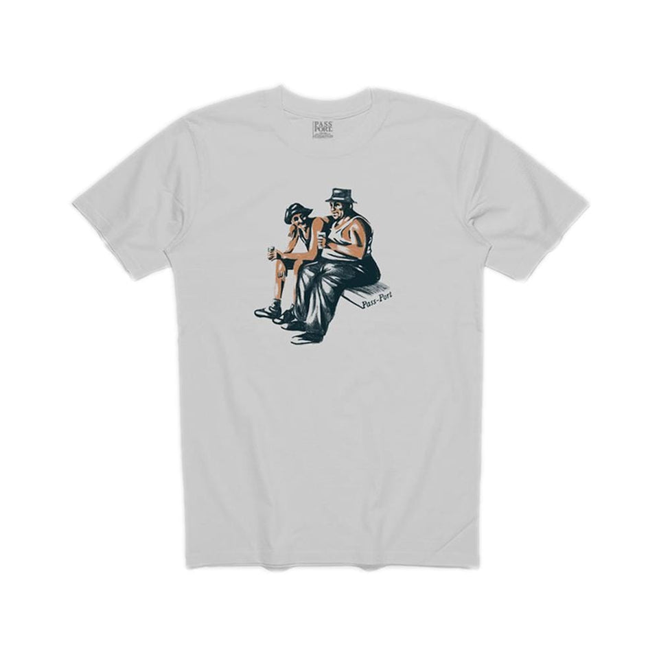 Passport Friendly Tee White - 50-50 Skate Shop