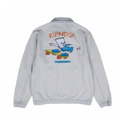 Ripndip Catwabunga Denim Jacket Light Blue - 50-50 Skate Shop