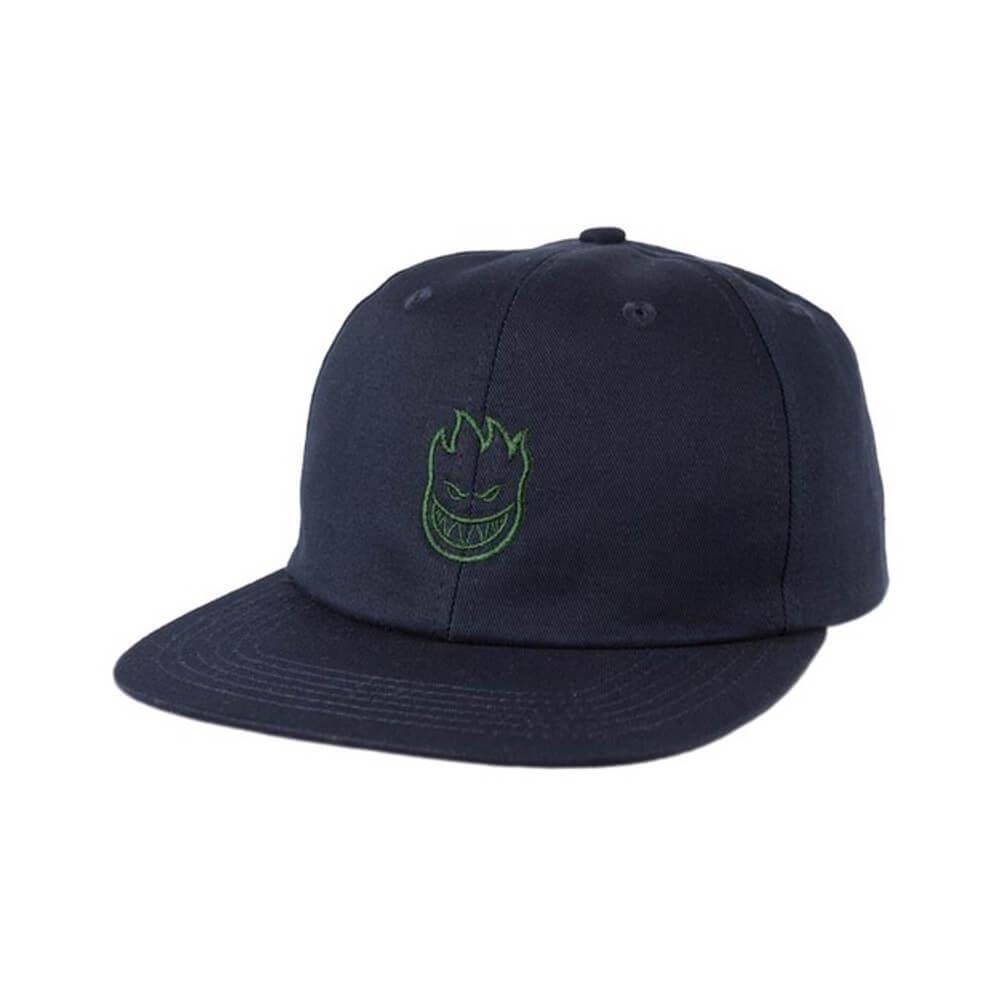 Spitfire Skate Cap Adjustable Strapback Lil Big Head Navy Green
