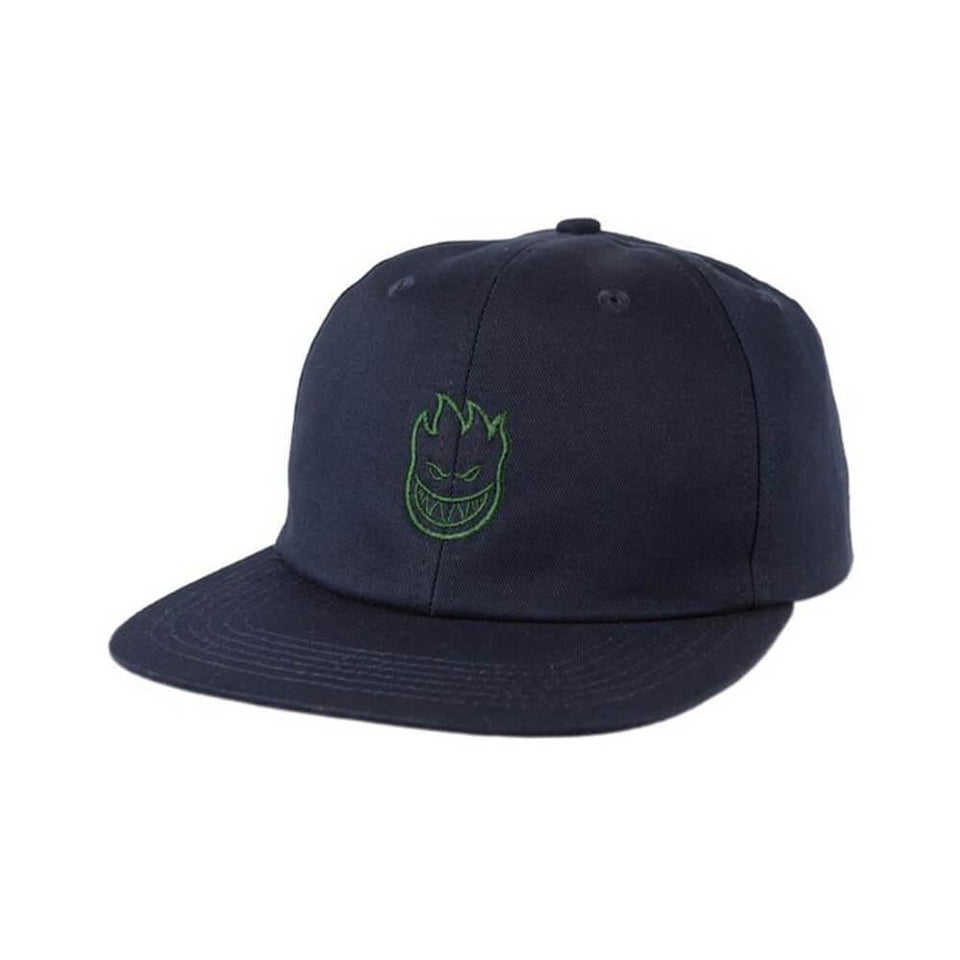 Spitfire Skate Cap Adjustable Strapback Lil Big Head Navy Green - 50-50 Skate Shop