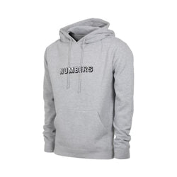 Numbers Edition Embroidered 3D Woodmark Fleece Hoodie Grey - 50-50 Skate Shop