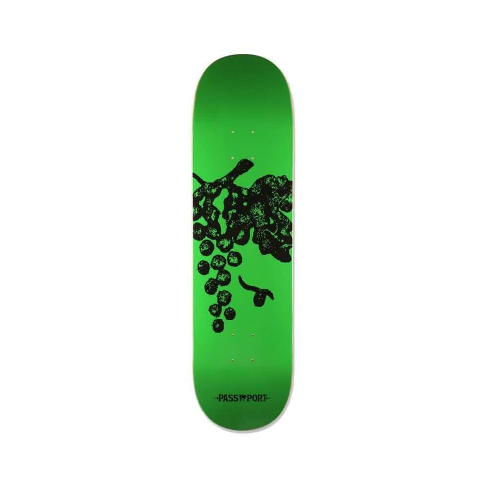 Passport Skateboard Deck Life of Leisure 8.25" x 31.7" Grapes 14.25" WB - 50-50 Skate Shop