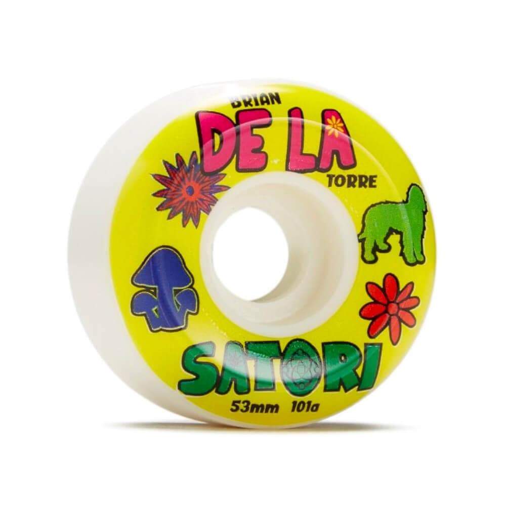 Satori Skateboard Wheels DE LA Satori 53mm 101a (Conical) - Set of 4 - 50-50 Skate Shop