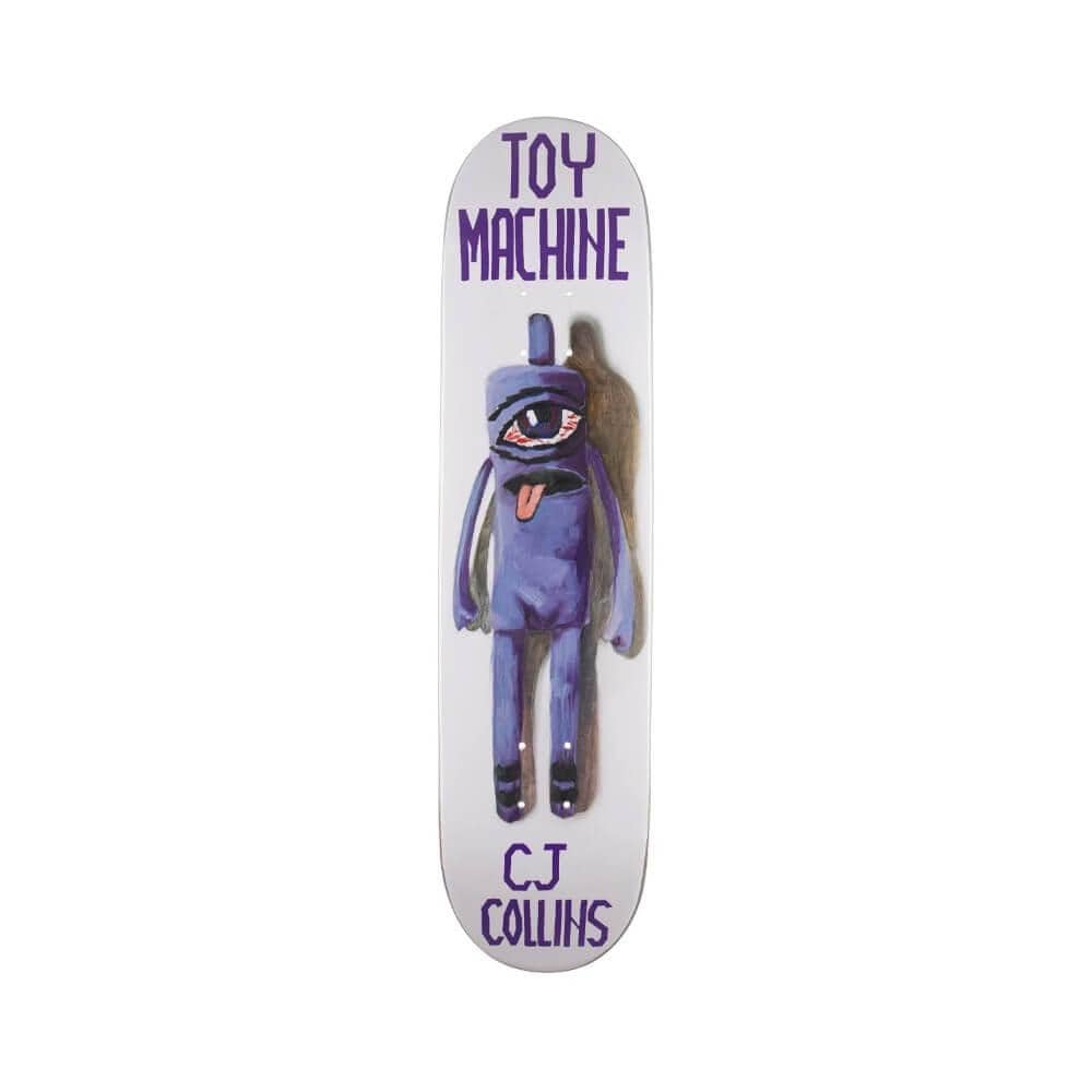 Toy Machine Skateboard Deck Doll 7.75" x 31.37" CJ Collins 14" WB - 50-50 Skate Shop