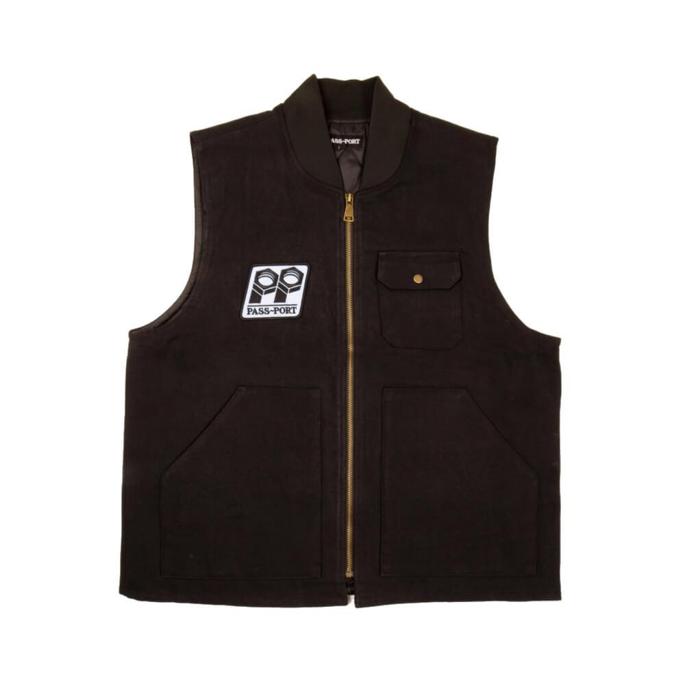 Passport Skate Packers Vest Black - 50-50 Skate Shop