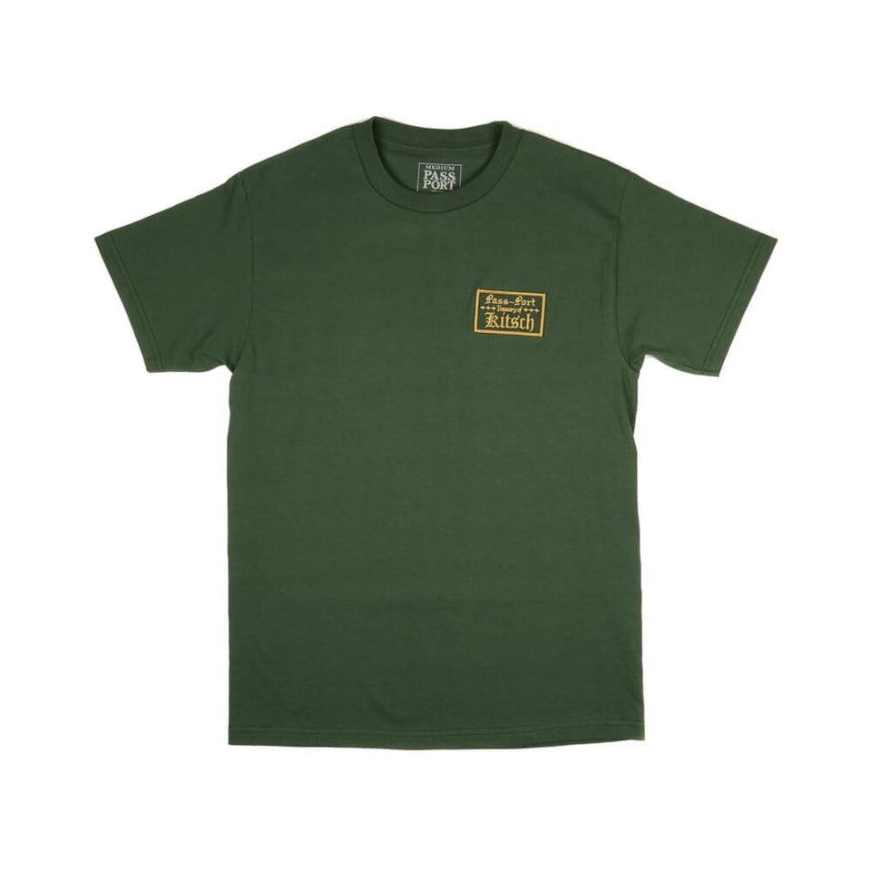 Passport Tee Treasury Of Kitsch Patch Forest Green - 50-50 Skate Shop