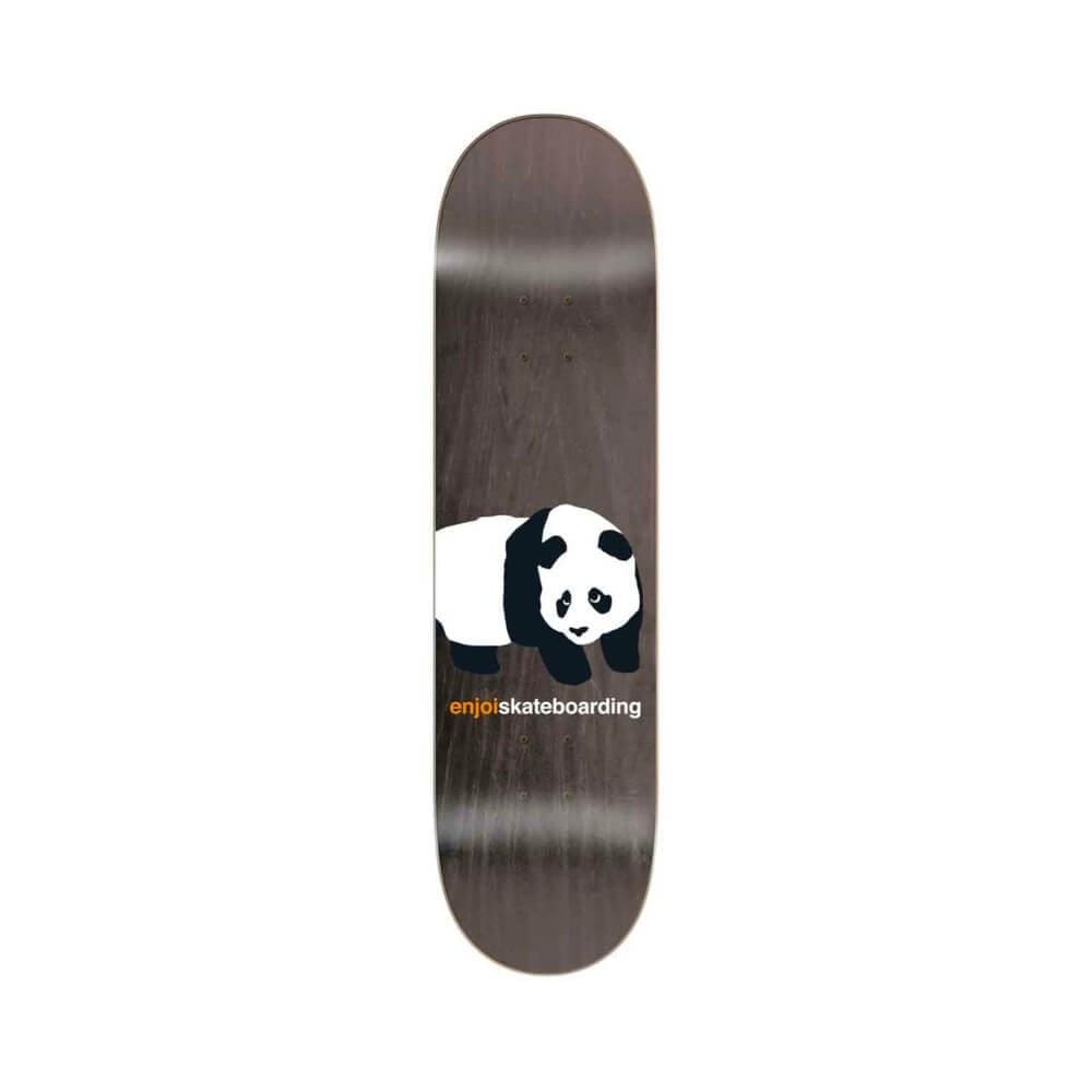 Enjoi Skateboard Deck Peeaboo Panda R7 8.0" x 31.6" Grey 14" WB - 50-50 Skate Shop