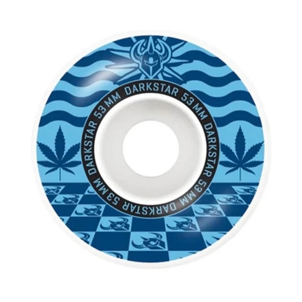 Darkstar Skateboard Wheels Mirage 53mm 99A Blue - Set of 4 - 50-50 Skate Shop