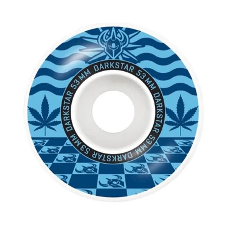 Darkstar Skateboard Wheels Mirage 53mm 99A Blue - Set of 4 - 50-50 Skate Shop