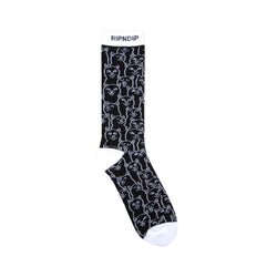 Ripndip Nerm Crowd Socks Black - 50-50 Skate Shop