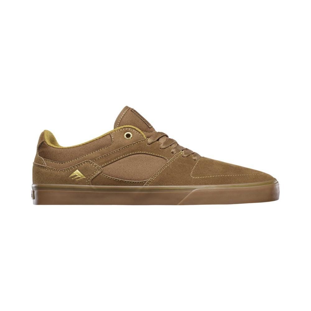 Emerica Mens The HSU Low Vulc Brown Gum - 50-50 Skate Shop