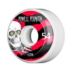 Powell Peralta Skateboard Wheels Ripper 4 Classic 54mm 97A White - 50-50 Skate Shop