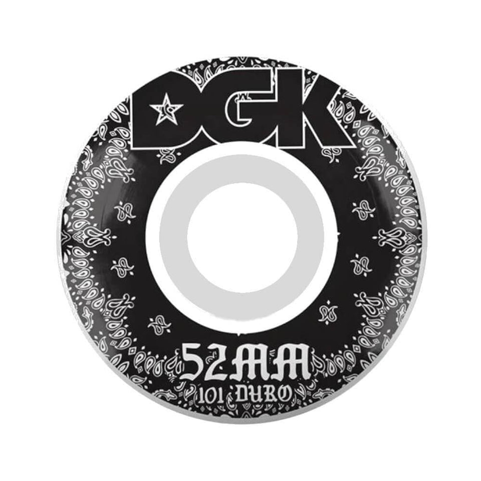 DGK Skateboard Wheels Paisley 52mm 101a - 50-50 Skate Shop