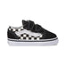 Vans Toddlers Old Skool V (Primary Check) Black White - 50-50 Skate Shop