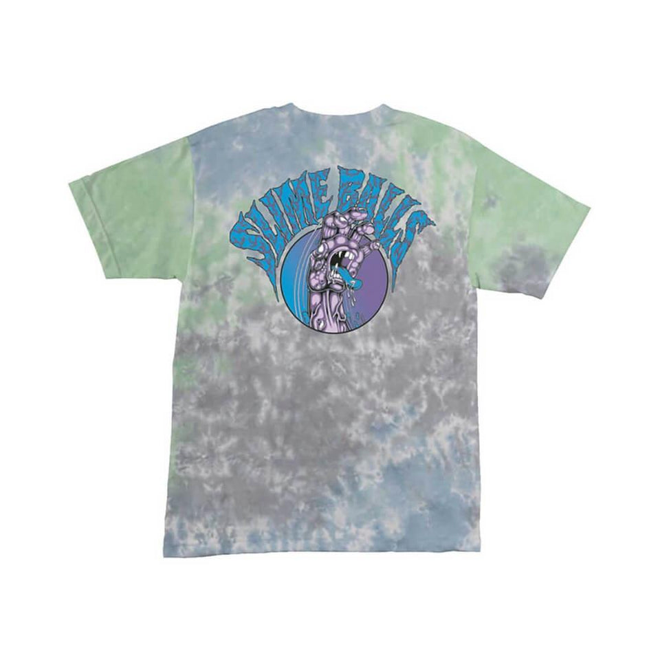 Santa Cruz Slime Balls Grave Hand Short Sleeve Tee Slushy - 50-50 Skate Shop
