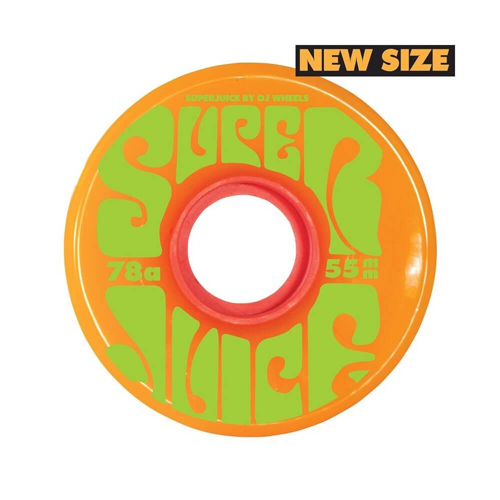 OJ Skateboard Wheels Mini Super Juice 55mm 78A Orange - Set of 4 - 50-50 Skate Shop
