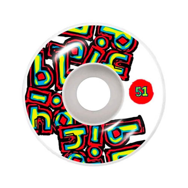 Blind Skateboard Wheels OG Stacked 51mm 99a White - Set of 4 - 50-50 Skate Shop