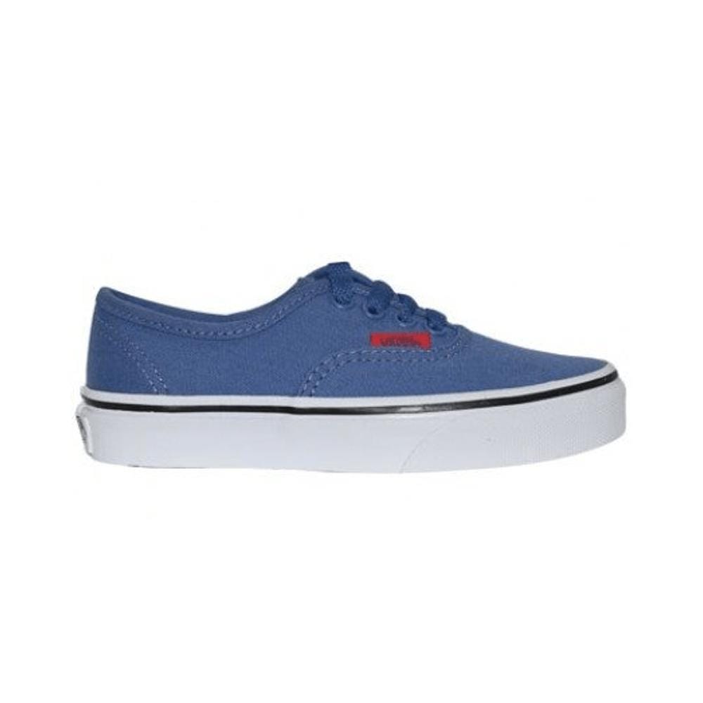 Vans kids Authentic (Sport Pop) Bijou Blue Racing Red - 50-50 Skate Shop