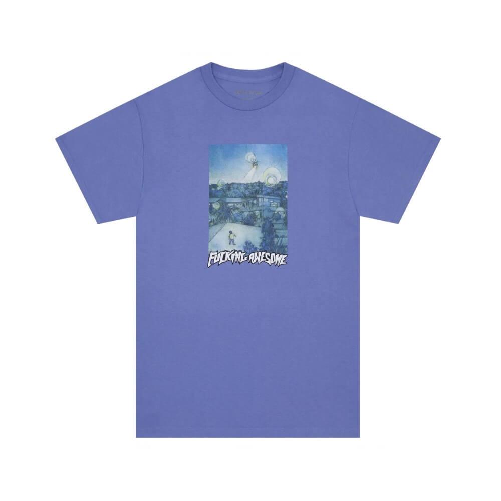 Fucking Awesome Skate Helicopter Tee Violet - 50-50 Skate Shop