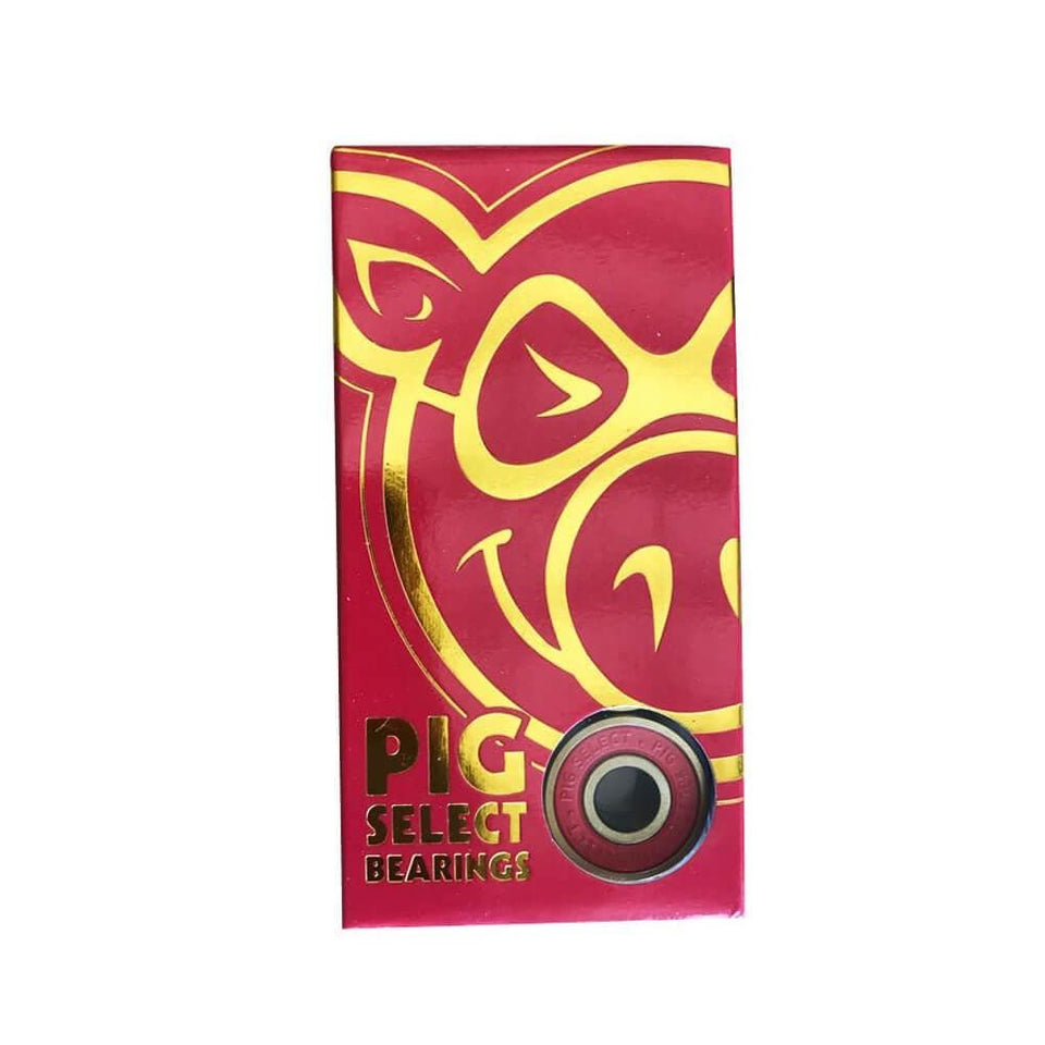 Pig Skateboard Bearings Select - Set of 8 - 50-50 Skate Shop