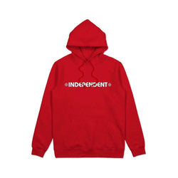 Independent Bar Cross Pop Hoodie Chilli - 50-50 Skate Shop