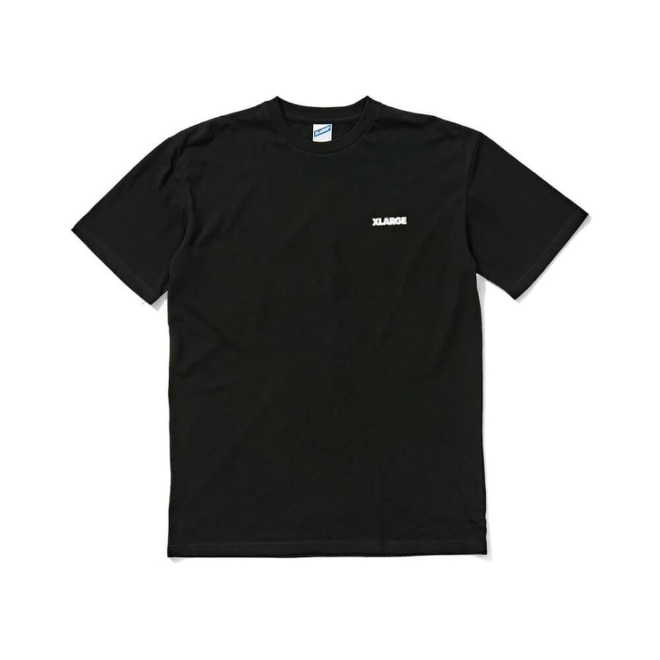 XLarge 91 Text Short Sleeve Tee Black - 50-50 Skate Shop