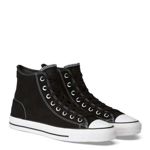Converse Chuck Taylor All Star Pro Suede High Top Black White 50