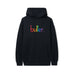 Butter Goods Hoodie Colours Embroidered Pullover Black - 50-50 Skate Shop