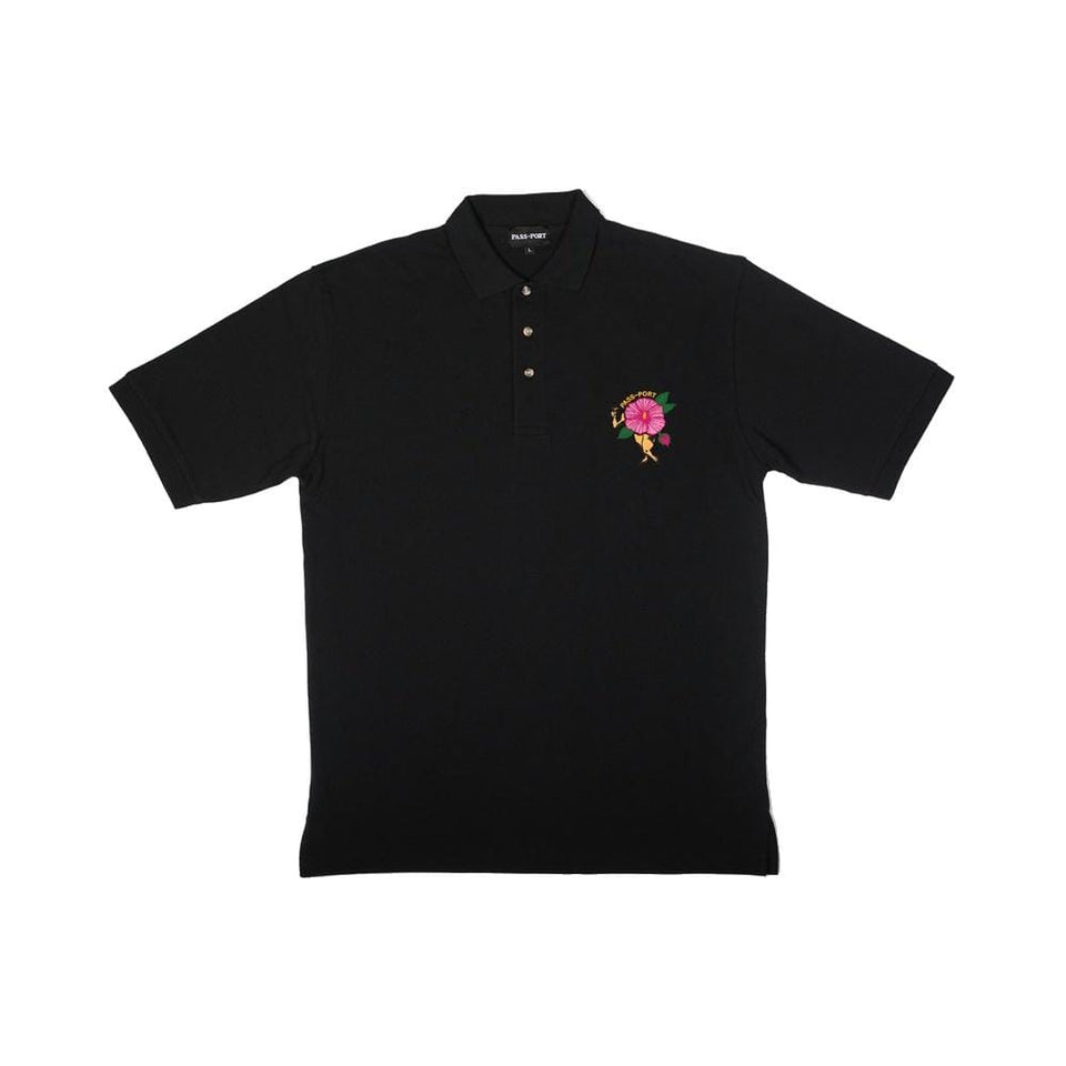 Passport Desert Rose Polo Black - 50-50 Skate Shop