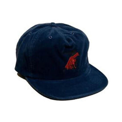 Rosaline Caesar Structureless Corduroy Hat Blue Red - 50-50 Skate Shop