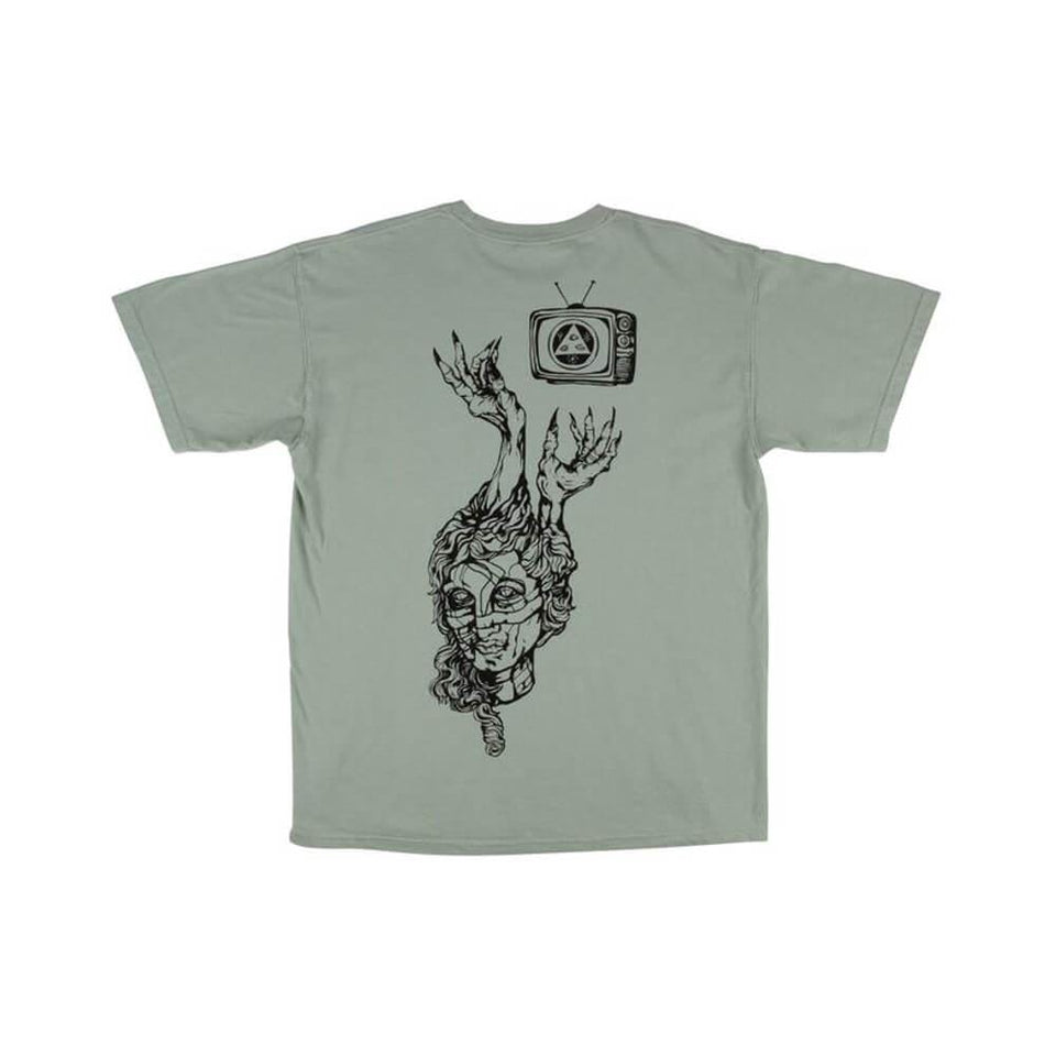 Welcome Skate Beldam Garment Dyed Tee Sage - 50-50 Skate Shop
