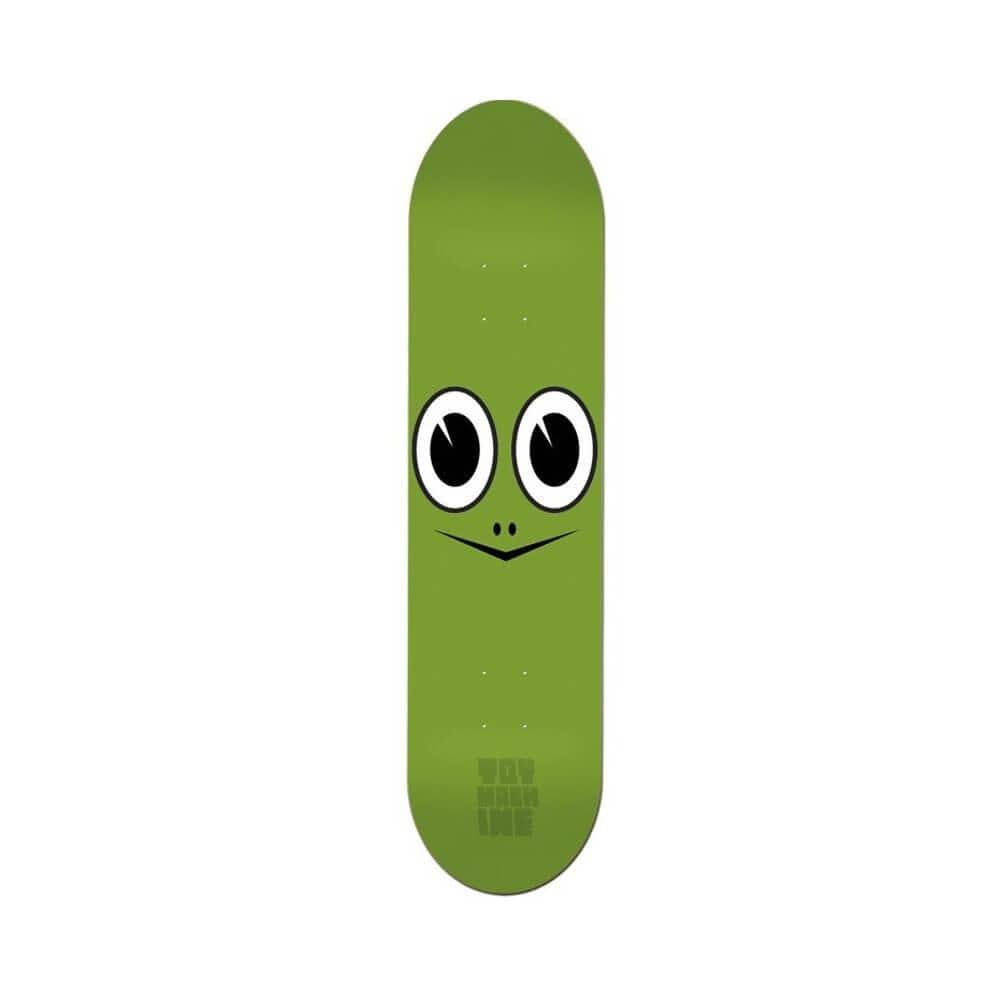 Toy Machine Skateboard Deck Turtle Face 7.75" x 31.75" Green 13.75" WB - 50-50 Skate Shop