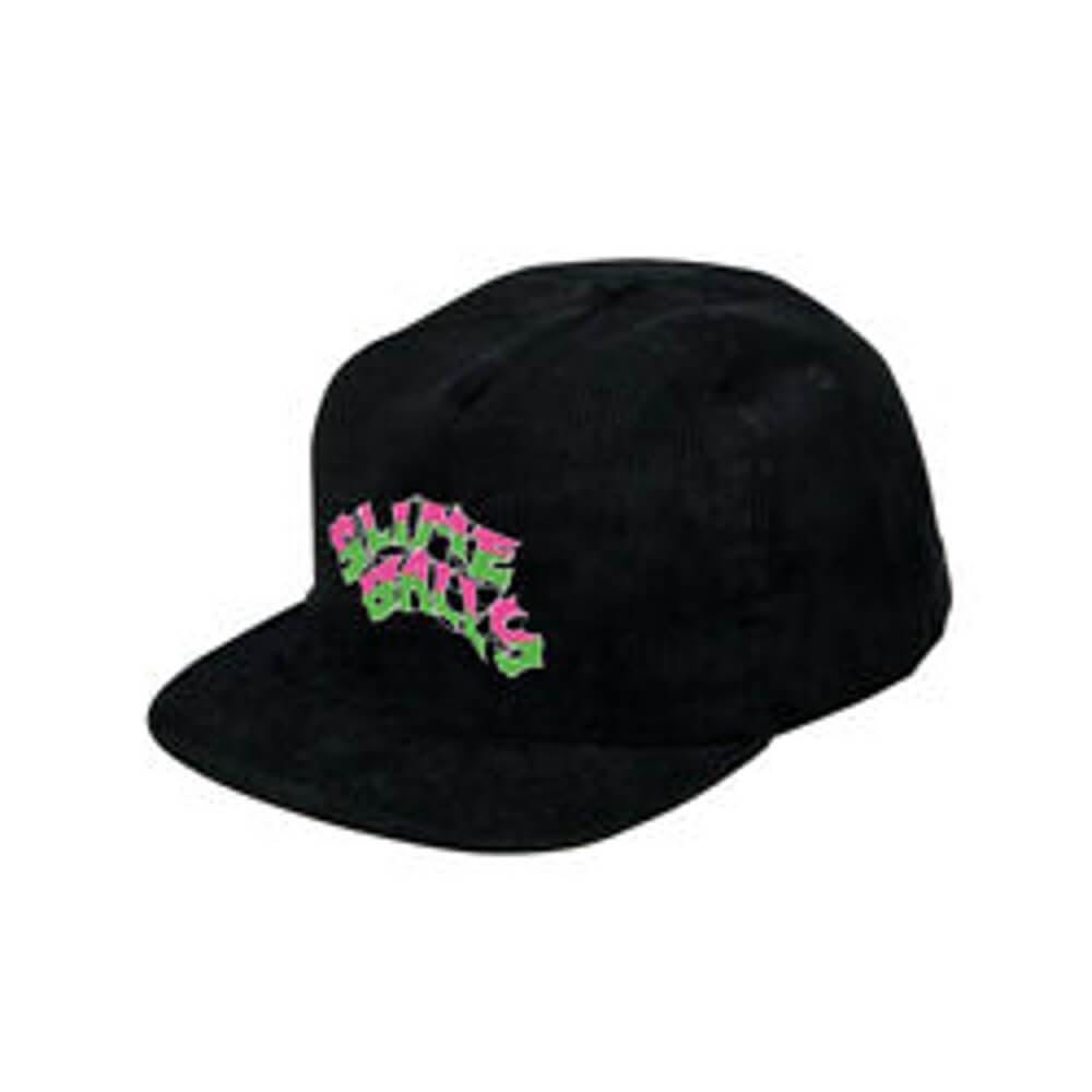 Santa Cruz Slime Balls Web Snapback Hat Black - 50-50 Skate Shop