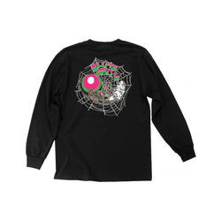 Santa Cruz Slime Balls Web Long Sleeve Tee Black - 50-50 Skate Shop