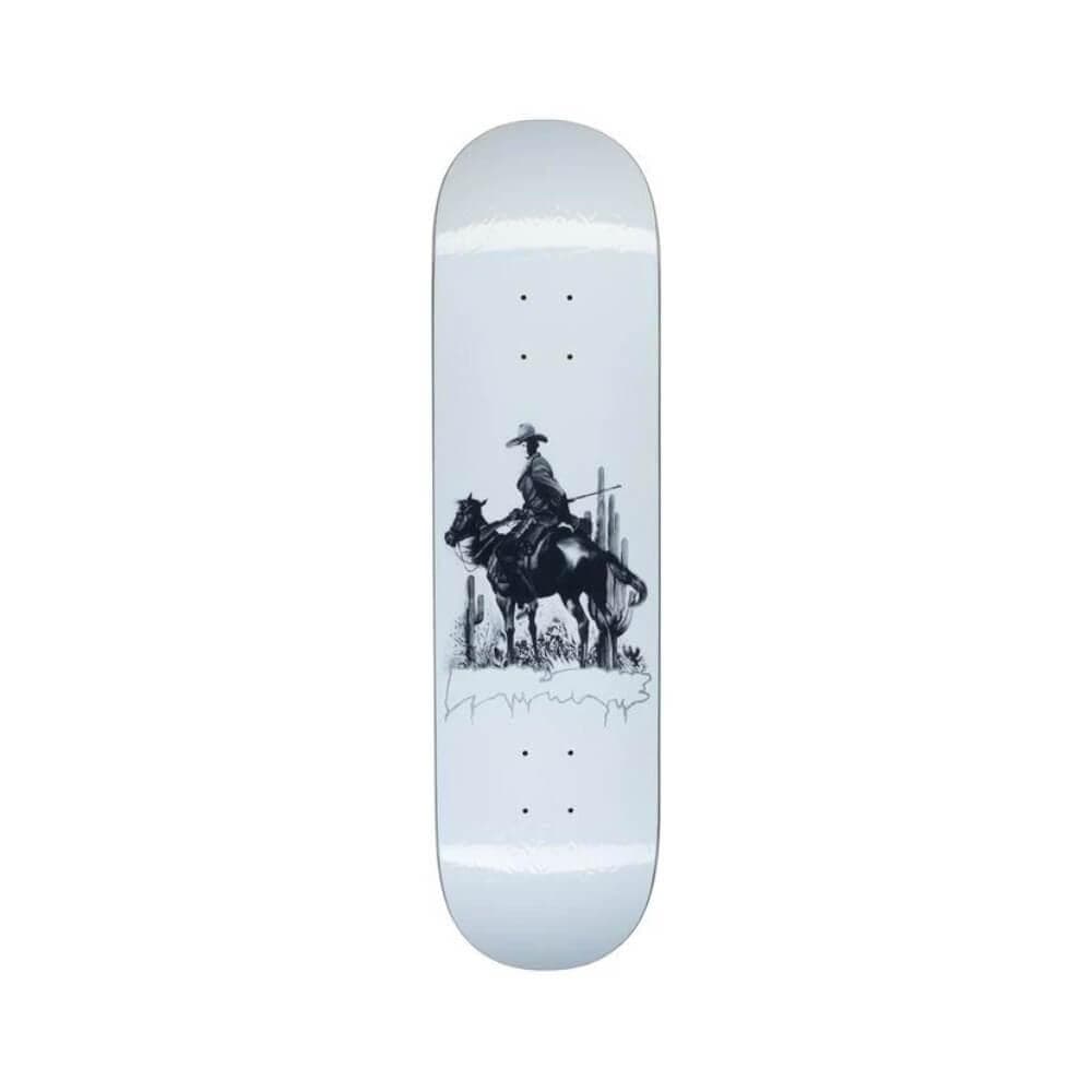 Fucking Awesome Skateboard Deck Cowboy Na-Kel Smith 8.25" x 31.79" White 14.12" WB - 50-50 Skate Shop