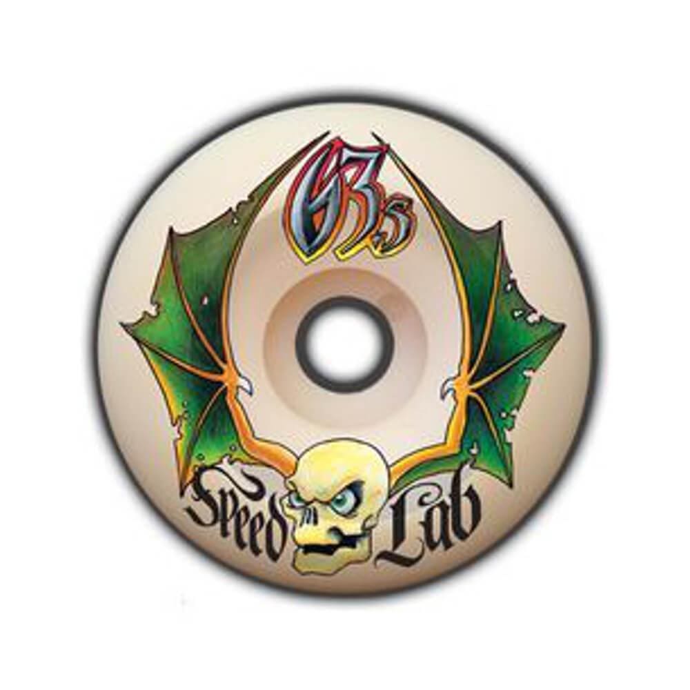 Speedlab Skateboard Wheels OG 63's 63mm x 99A White - Set of 4 - 50-50 Skate Shop