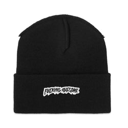 Fucking Awesome Skate Little Stamp Cuff Beanie Black - 50-50 Skate Shop