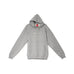Baker Hoodie Brand Logo Heather Grey - 50-50 Skate Shop