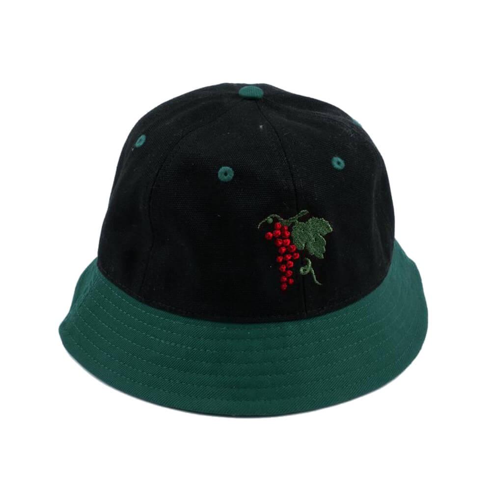 Passport Skate Life Of Leisure 6 Bucket Hat Forest Green Black - 50-50 Skate Shop