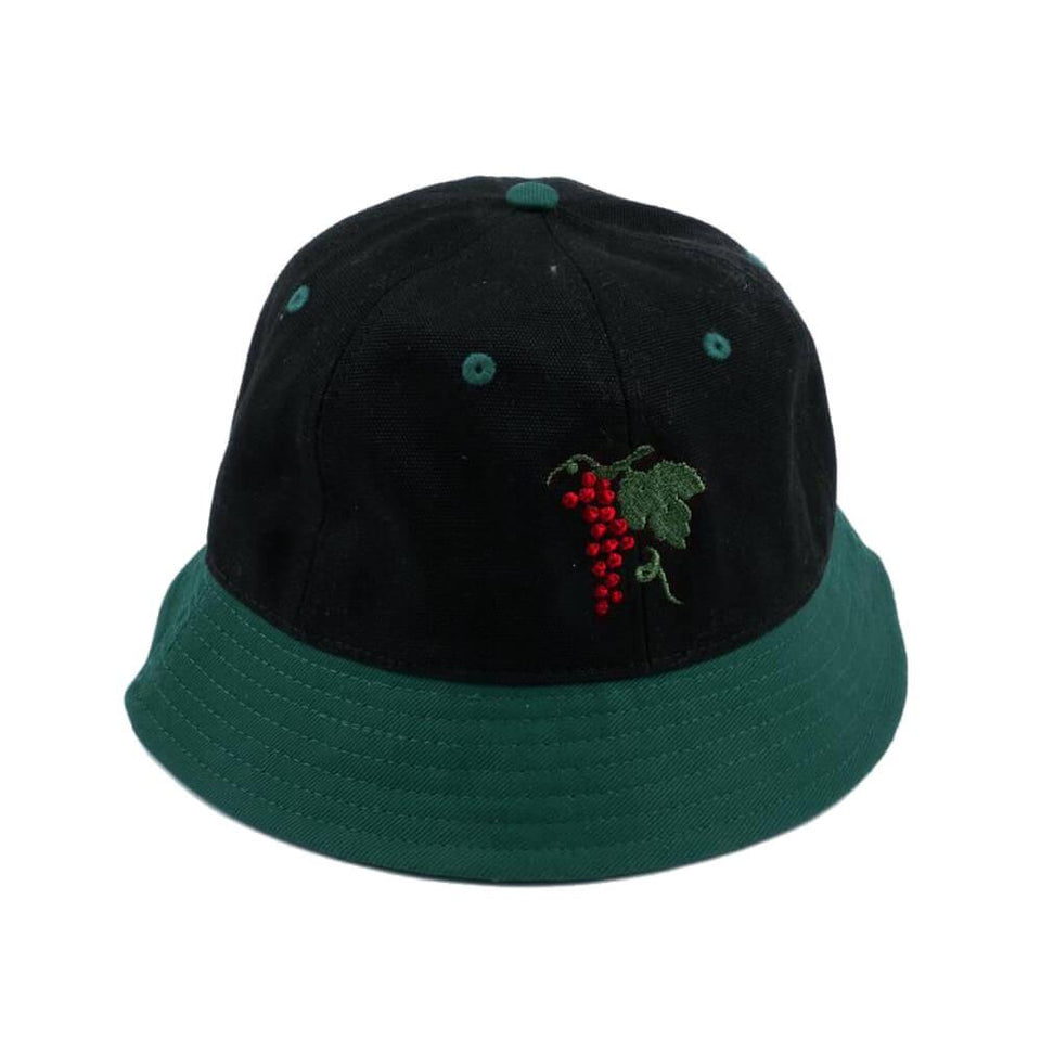 Passport Skate Life Of Leisure 6 Bucket Hat Forest Green Black - 50-50 Skate Shop