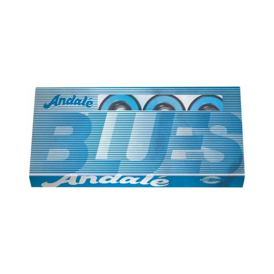 Andale Skateboard Bearings Blues - Set of 8 - 50-50 Skate Shop