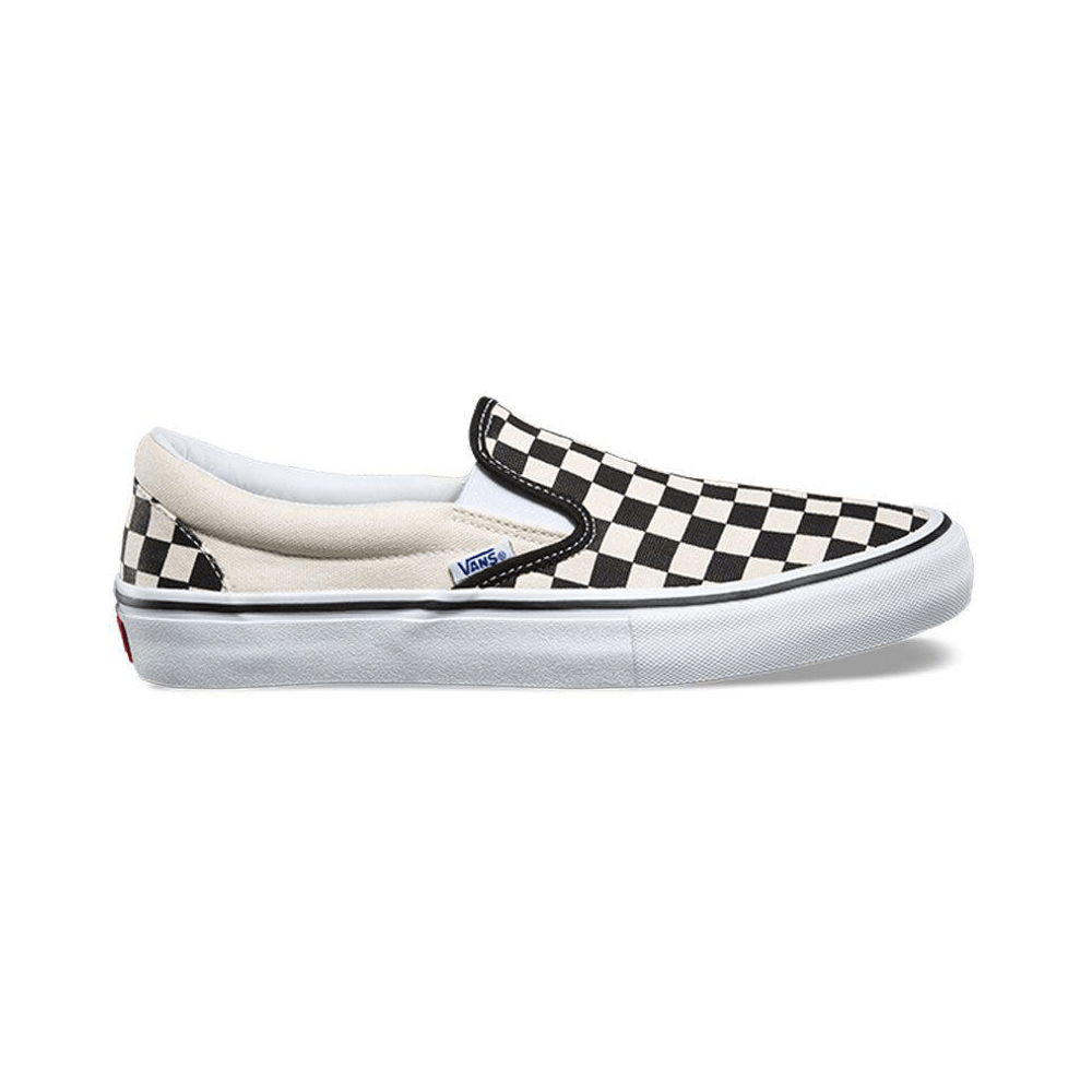 Vans Slip On Pro (Checkerboard) Black/White - 50-50 Skate Shop