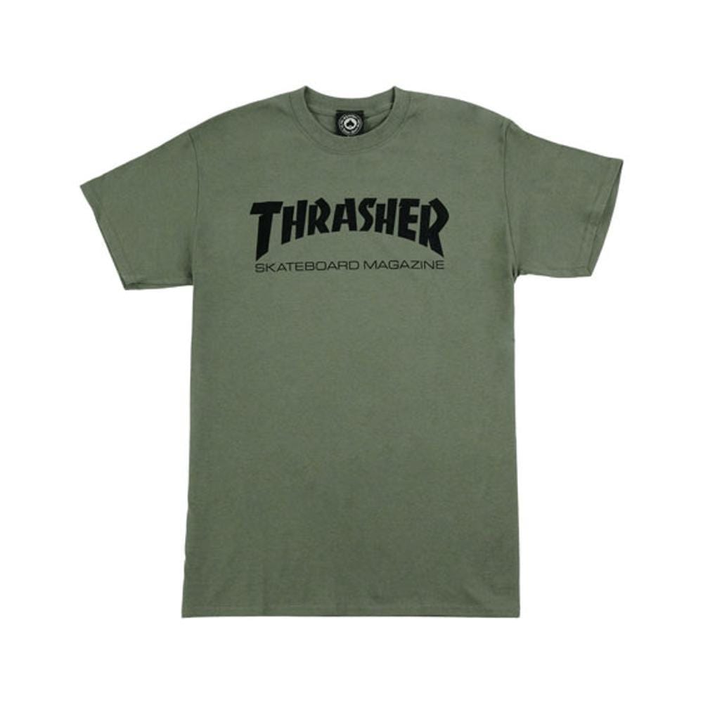 Thrasher Skate Mag Tee Army Green - 50-50 Skate Shop