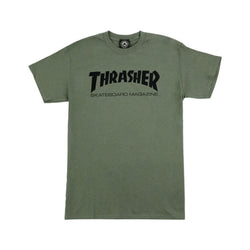 Thrasher Skate Mag Tee Army Green - 50-50 Skate Shop