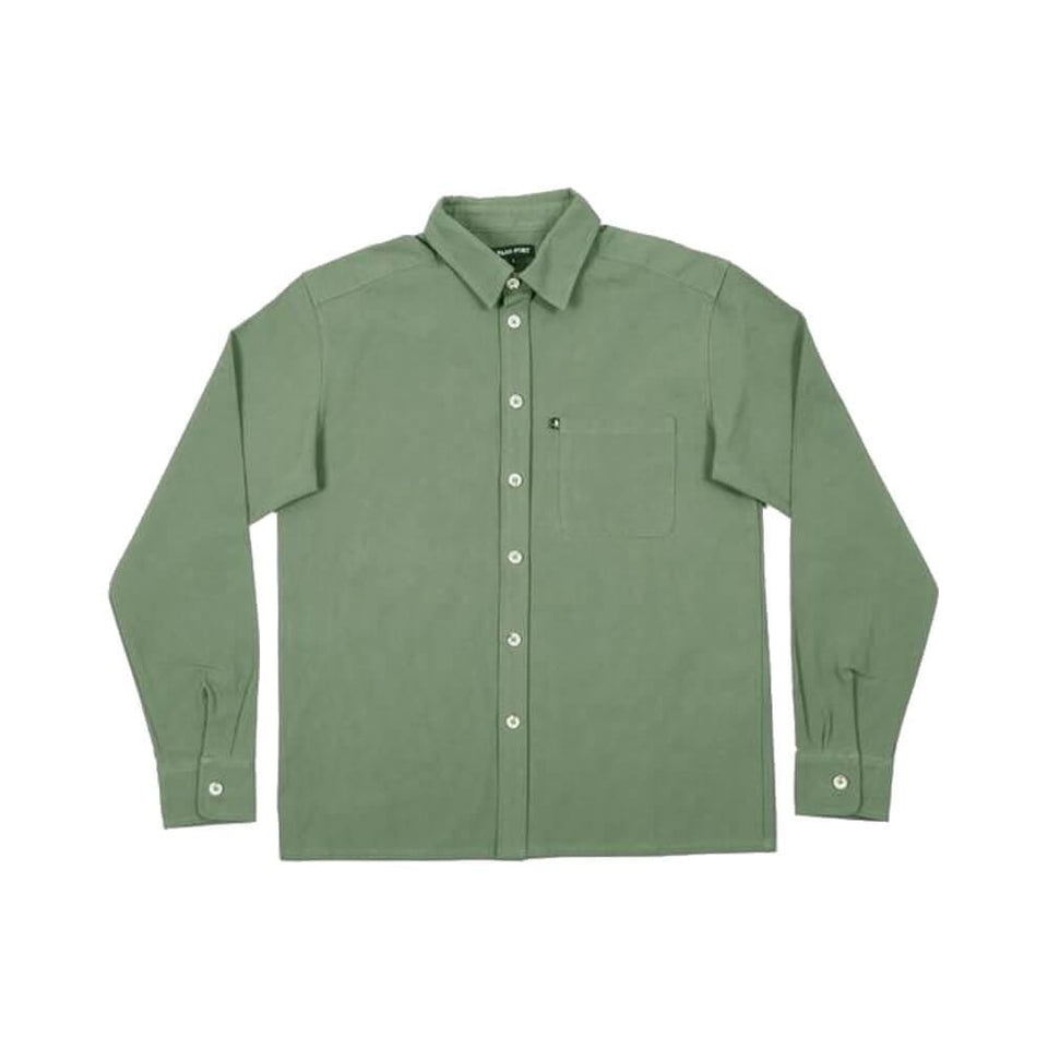 Passport Long Sleeve Shirt Workers Moss - 50-50 Skate Shop