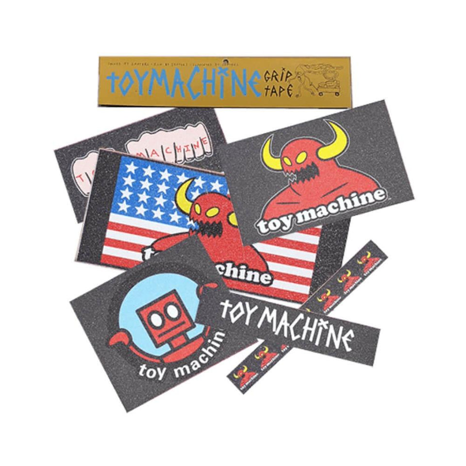 Toy Machine Skateboard Grip Tape Sticker Pack - 50-50 Skate Shop